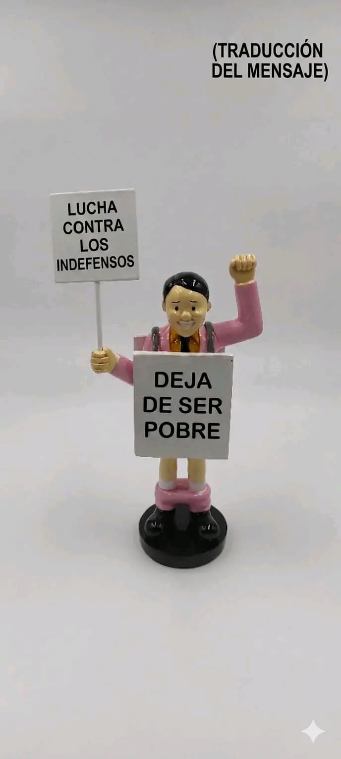 Figura decorativa mensaje social - miniatura 6