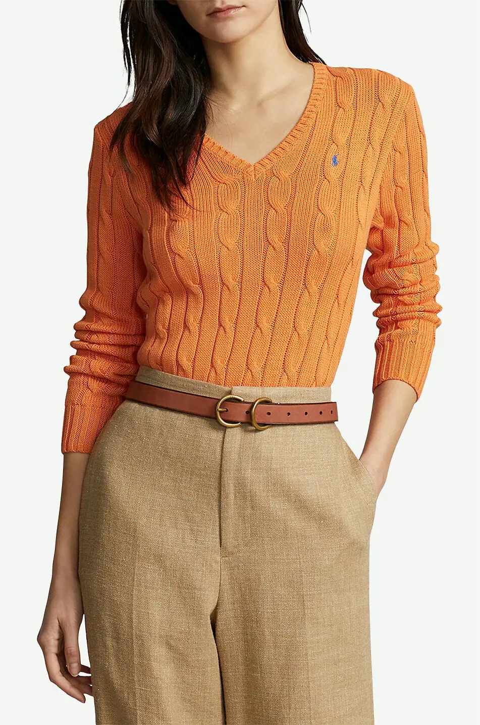 Sweater anaranjado de lana - miniatura 2