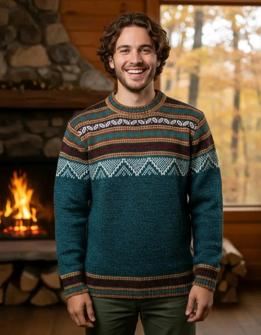 Poleron chaleco de alpaca unisex super suave - miniatura 1