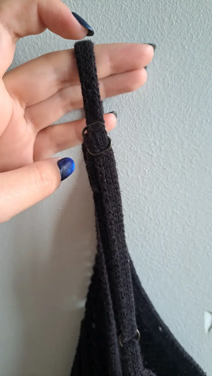 Top crochet negro - miniatura 2