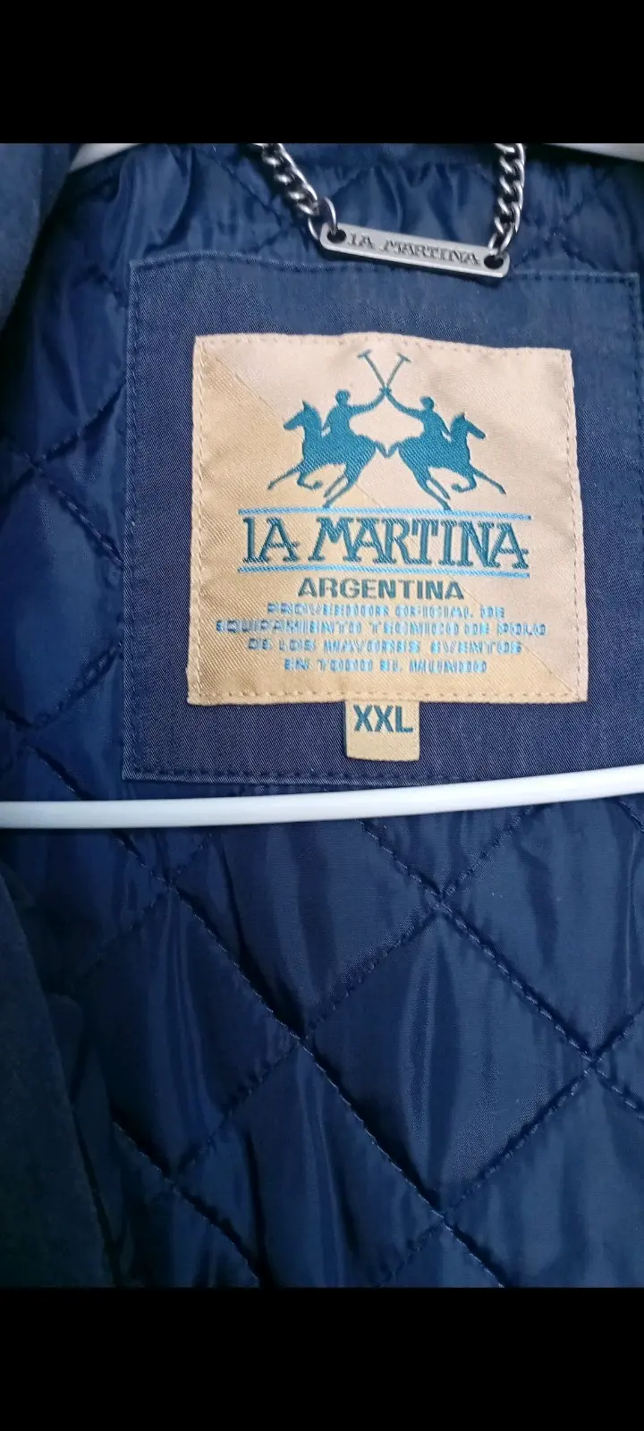 Chaqueta hombre, color azul, marca LA MARTINA XXL - miniatura 3