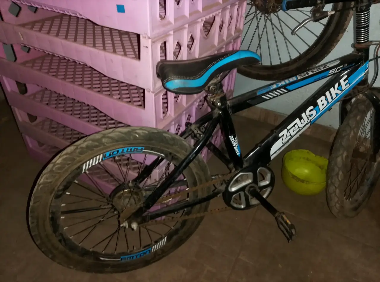 Bicicleta Zeus negra y azul - miniatura 3