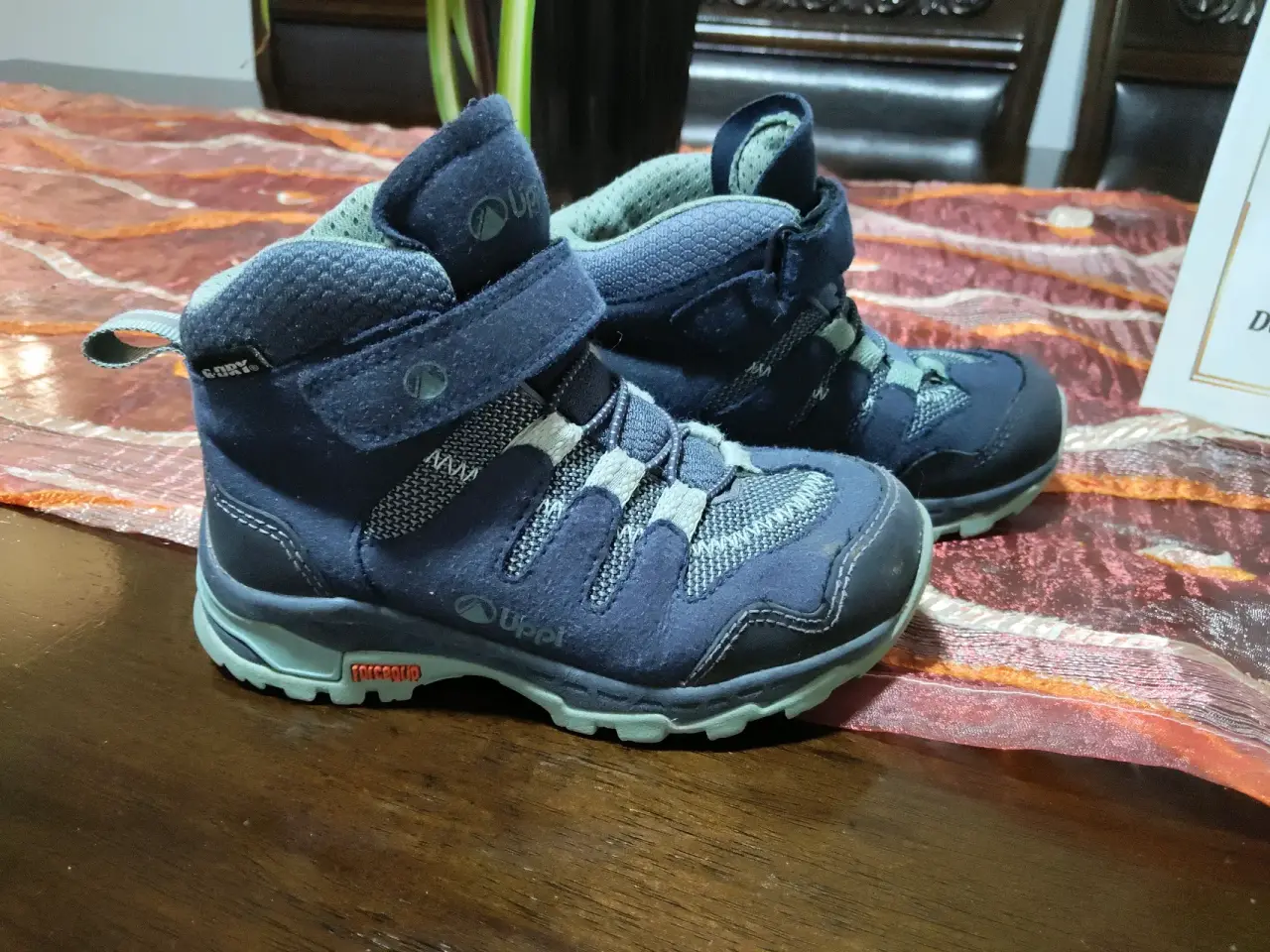 Botas de senderismo azul para niños - miniatura 1