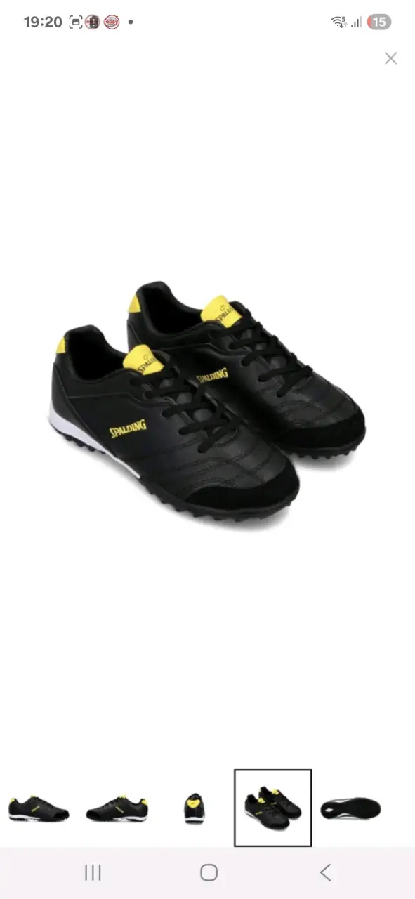 Zapatos deportivos Spalding negros - miniatura 2