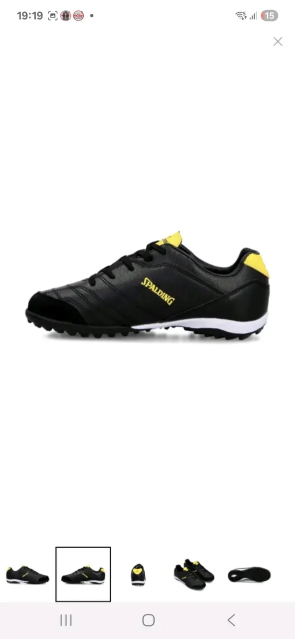 Zapatos deportivos Spalding negros - miniatura 3