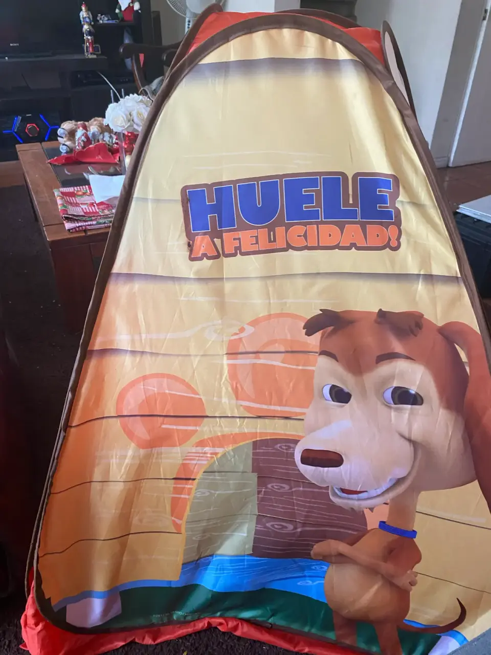 Carpa infantil temática divertida Perro Chocolo