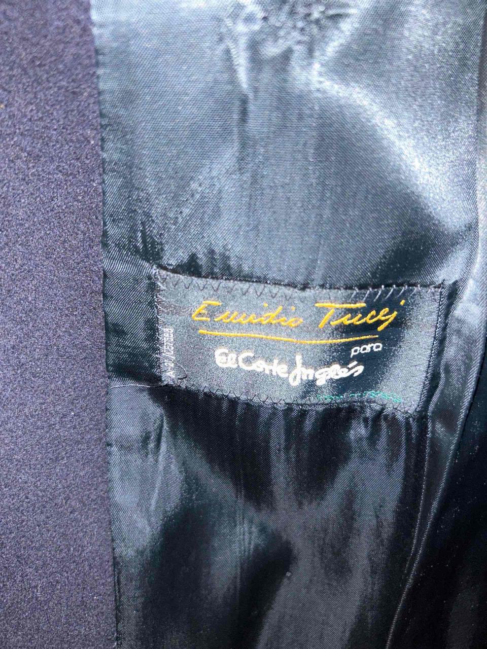 Abrigo negro elegante marca El Corte Inglés - miniatura 3