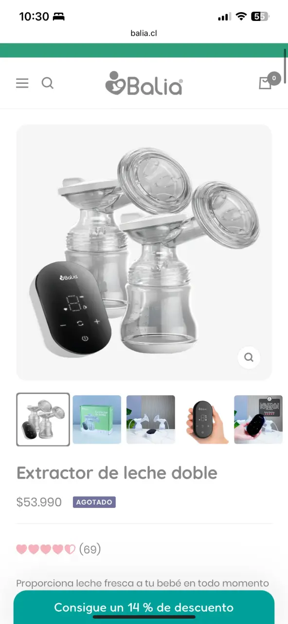 Extractor de leche Balia nuevo - miniatura 3