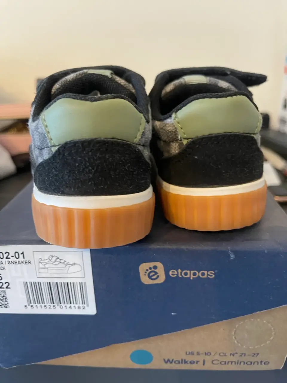 Zapatillas negras infantiles - miniatura 4