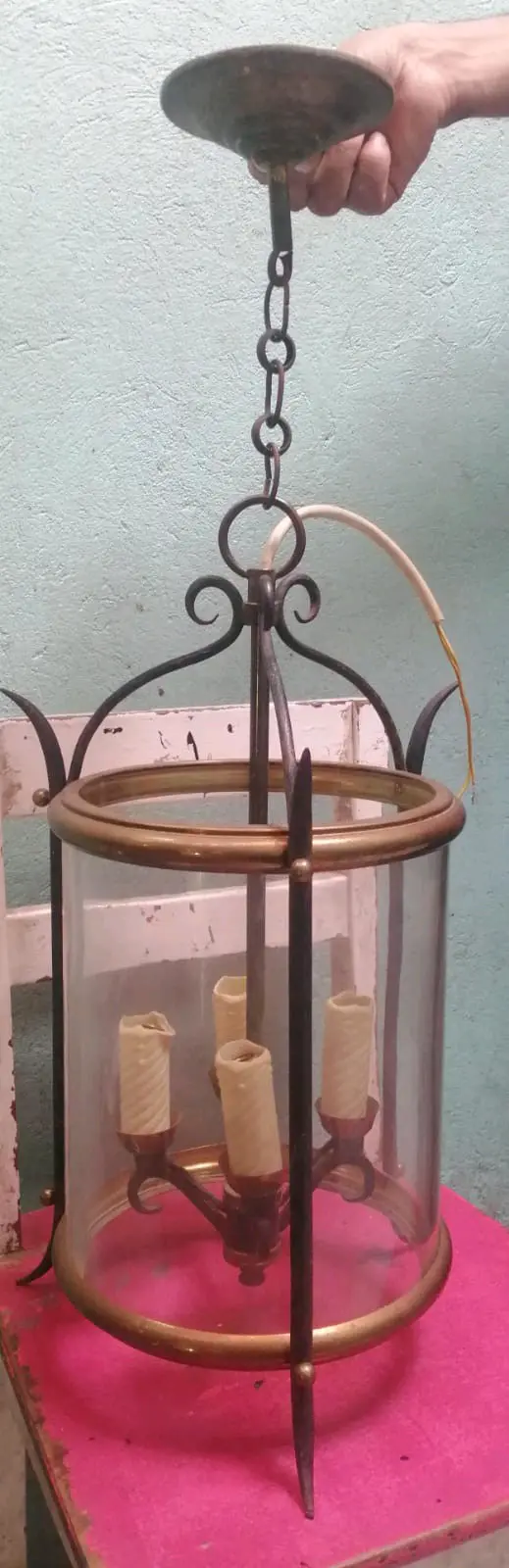 Lámpara colgante de techo vintage - miniatura 2