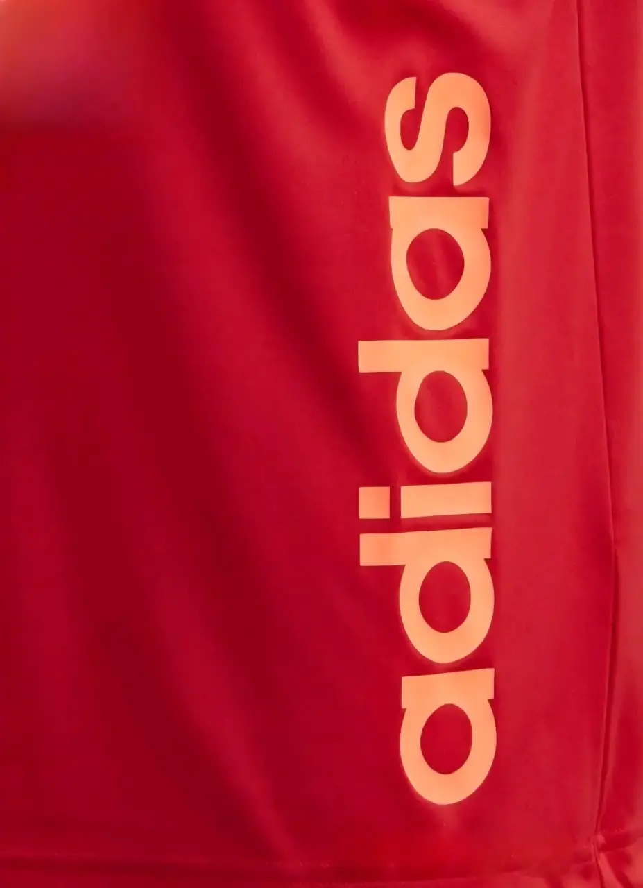 Camiseta Infantil Lineal ADIDAS GD6588, Color Rojo - miniatura 5