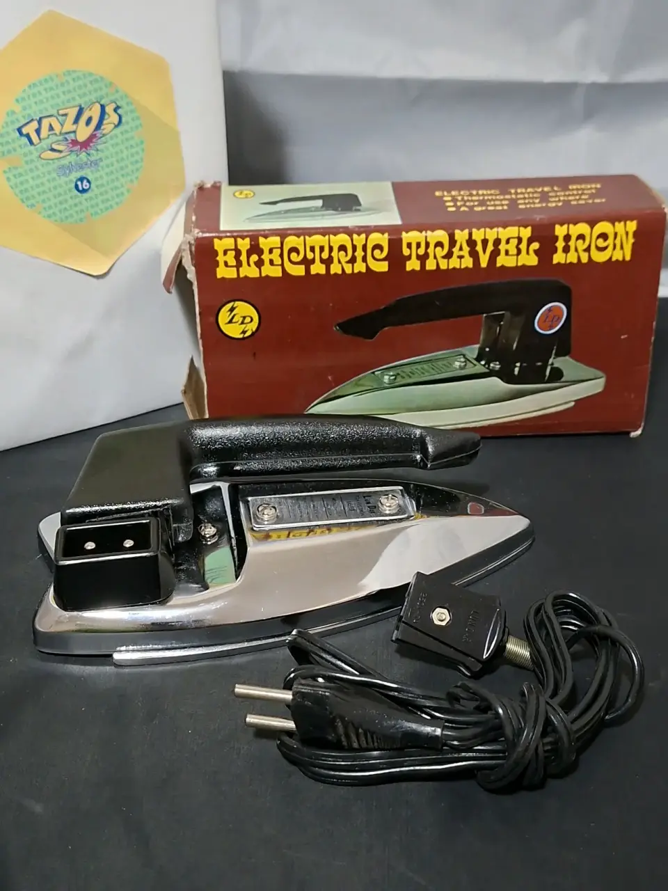 Plancha eléctrica de viaje vintage - miniatura 3