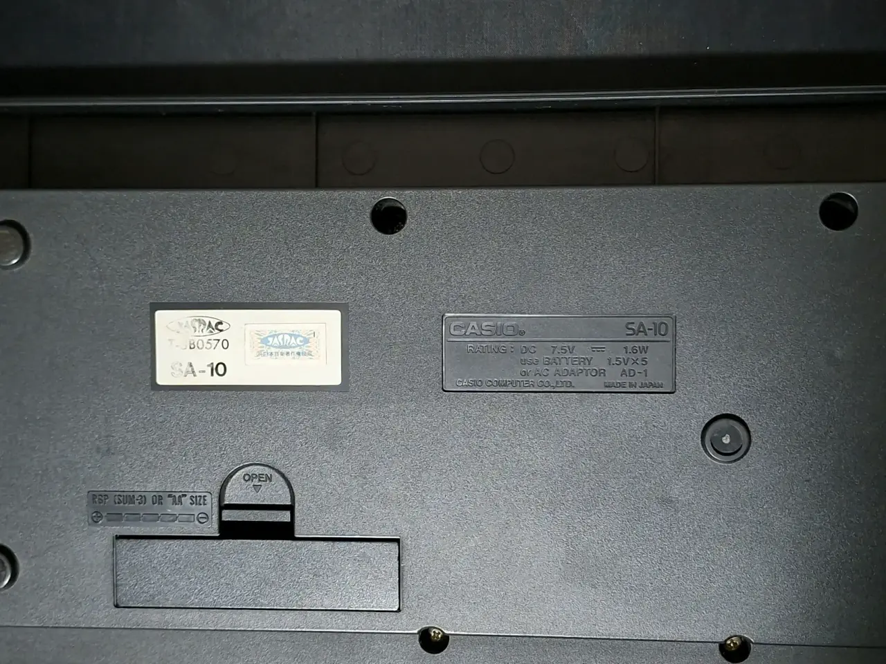 Teclado Casio SA-10 ToneBank - miniatura 2