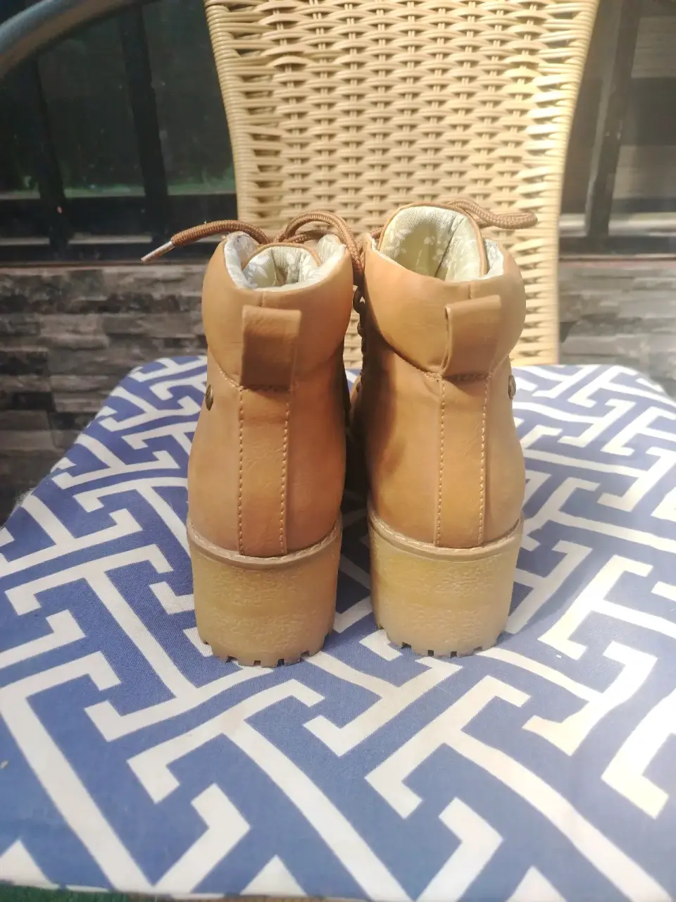 Botines de cuero marrón - miniatura 3