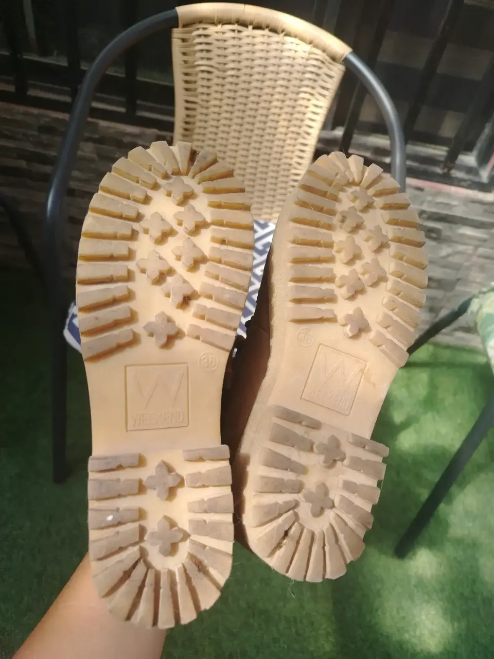 Botines de cuero marrón - miniatura 4