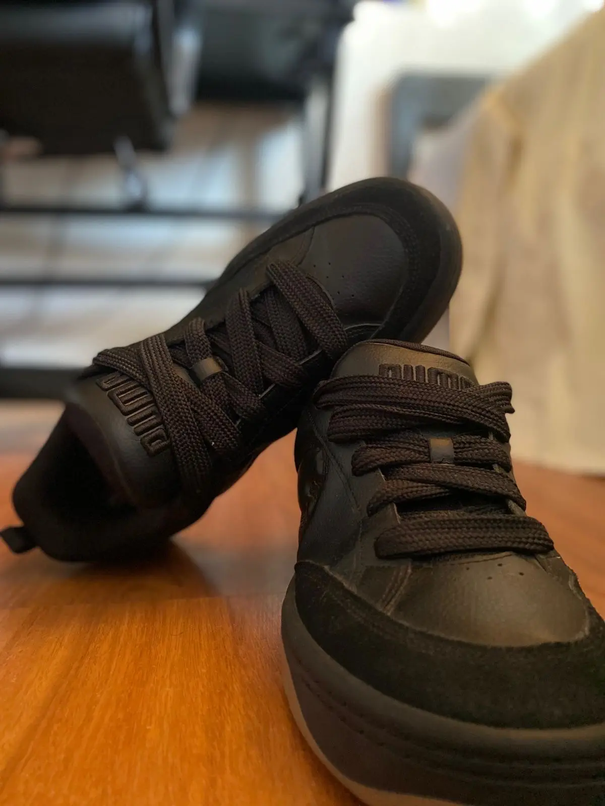 Zapatillas deportivas negras Puma - miniatura 1