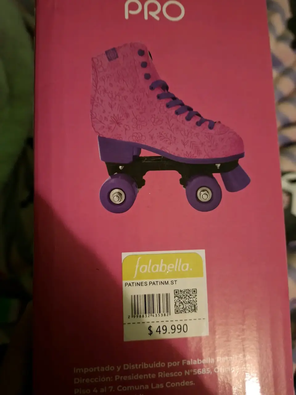 Patines rosados de 4 ruedas - miniatura 6