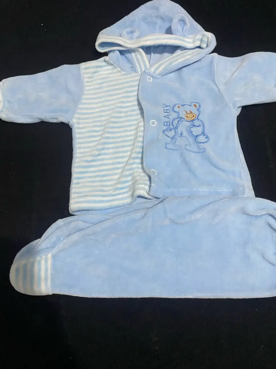 Conjunto  celeste para bebé