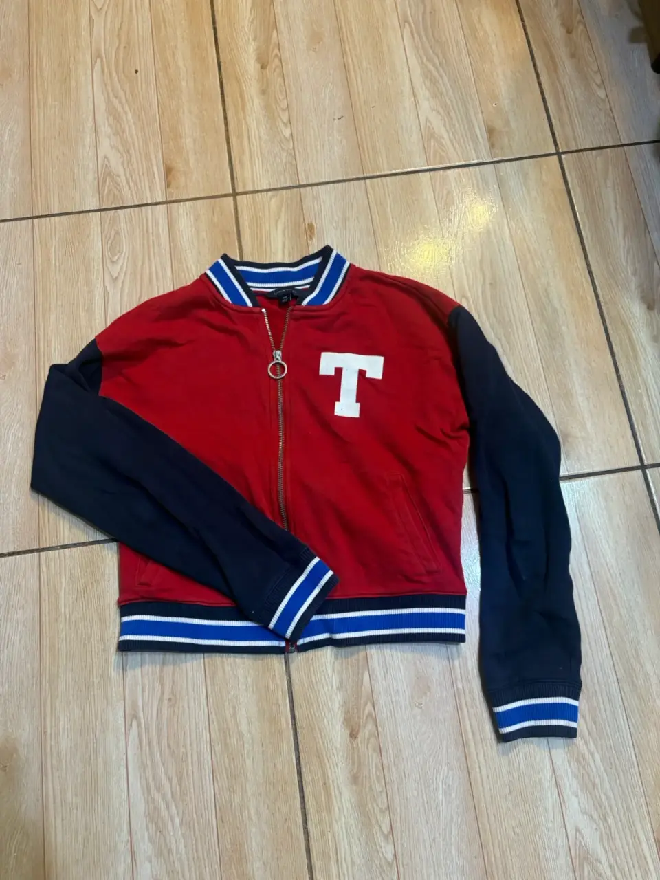 Chaqueta bomber roja Hilfiger - miniatura 2