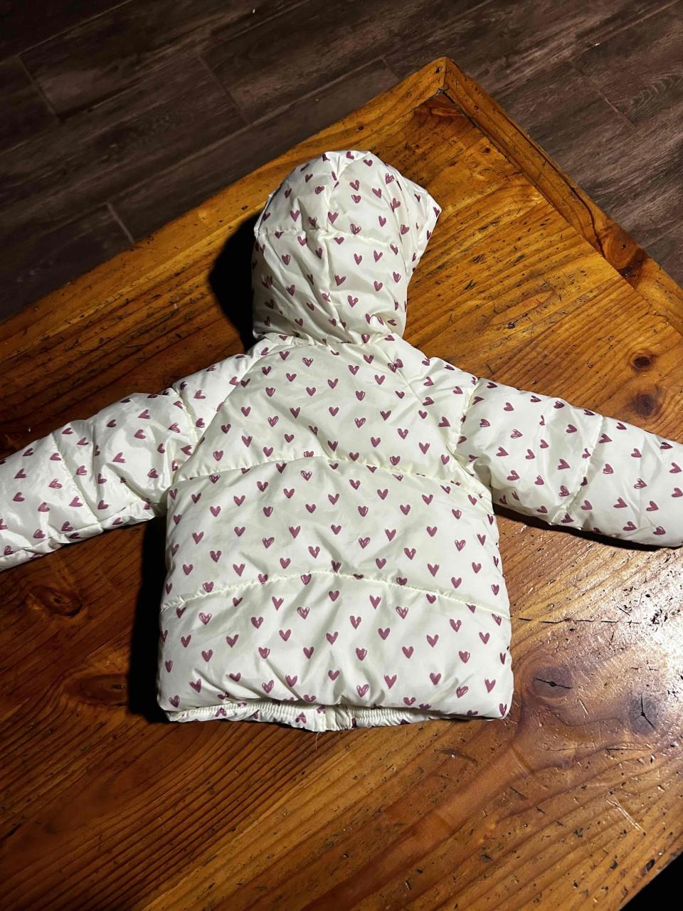 Chaqueta bebé corazones 6M - miniatura 2