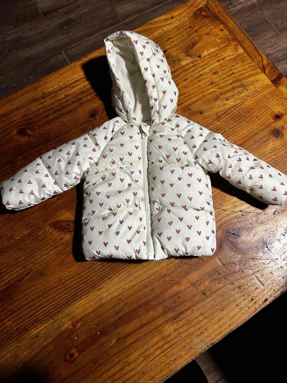 Chaqueta bebé corazones 6M - miniatura 3