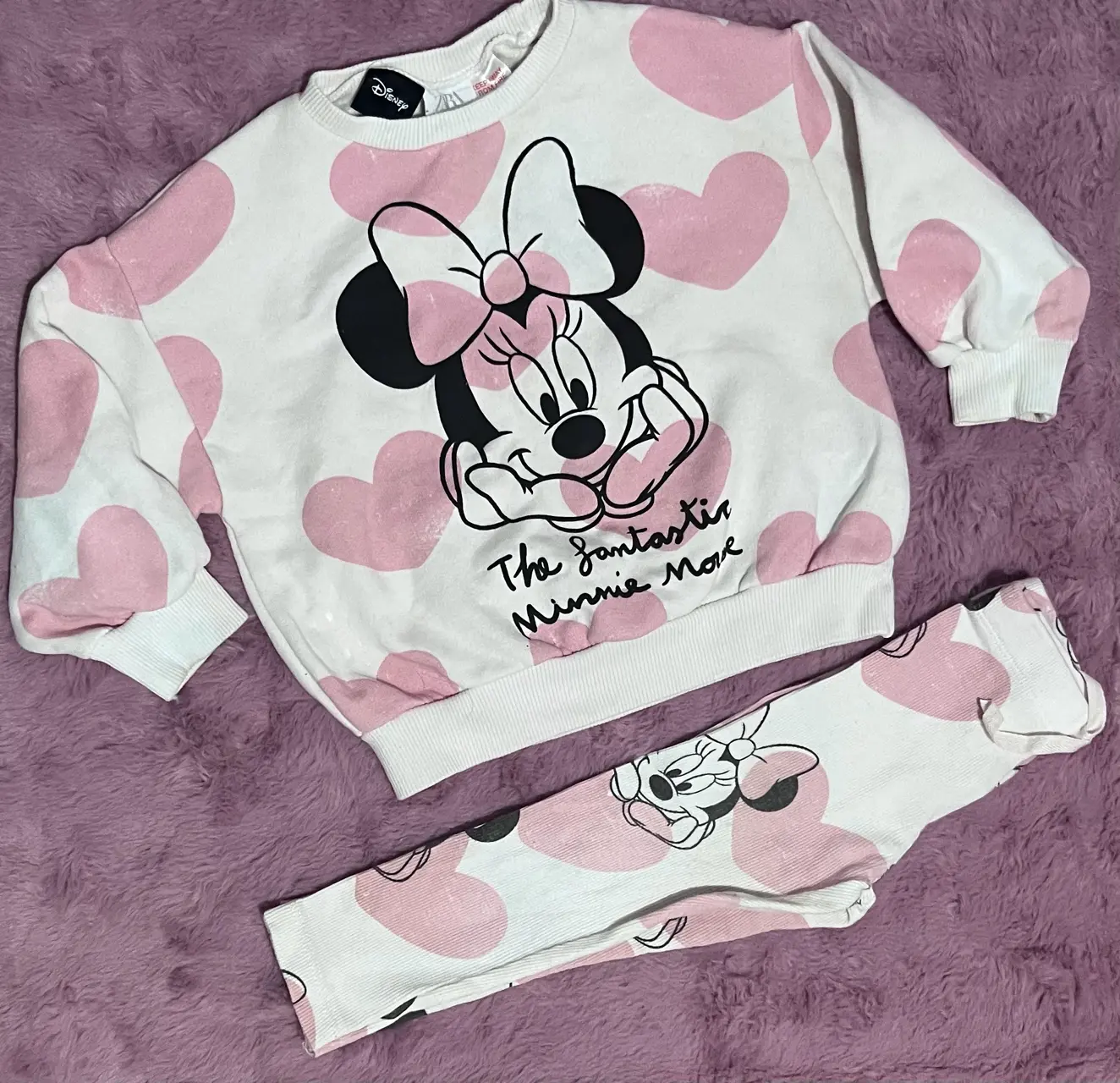 Conjunto Zara Minnie Mouse 2 años