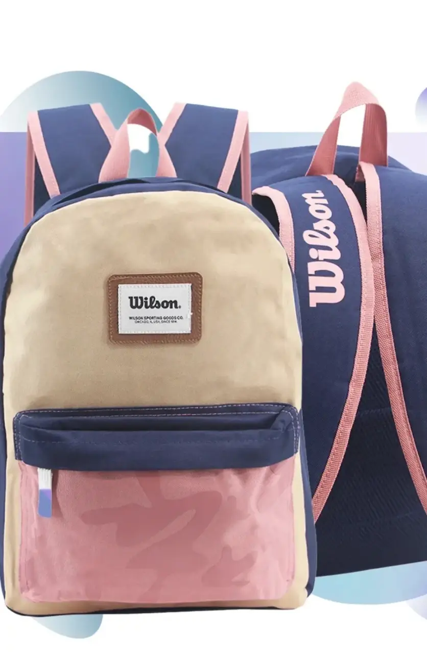 Mochila Wilson gris y negra - miniatura 2