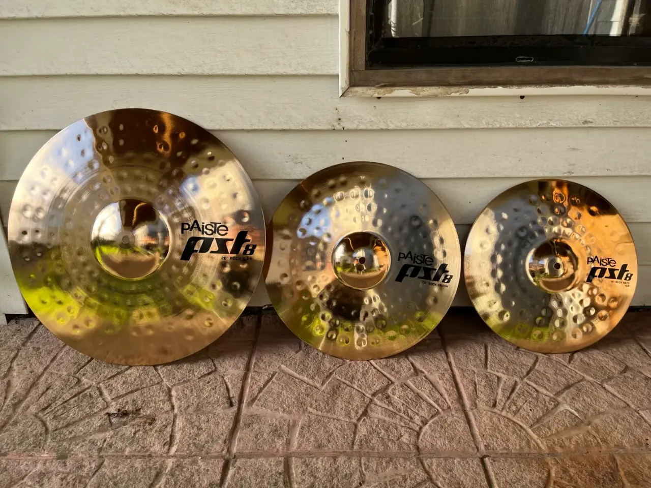 Platillos Paiste PST8 set 3 piezas - miniatura 1