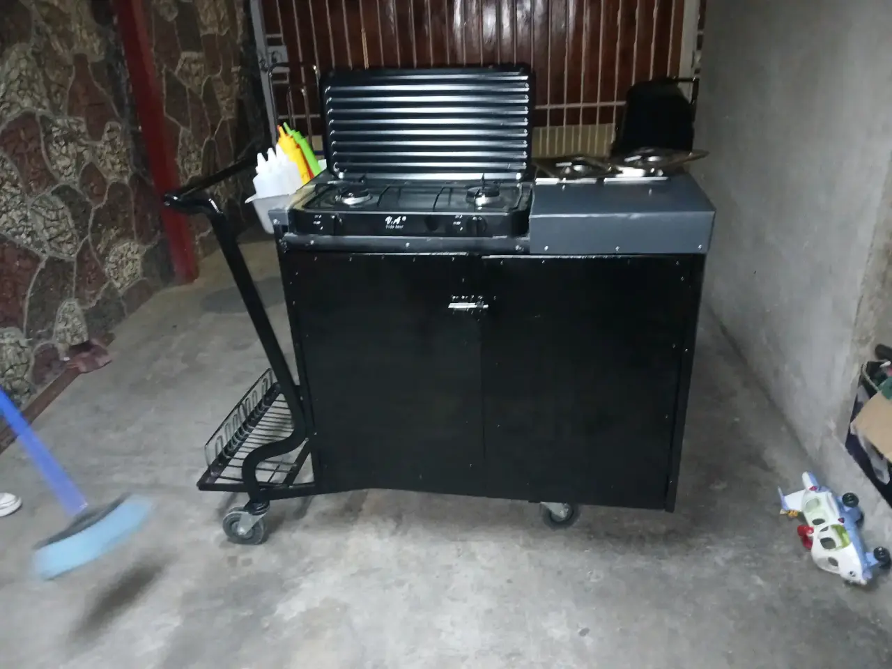 Carro asador con quemadores - miniatura 2
