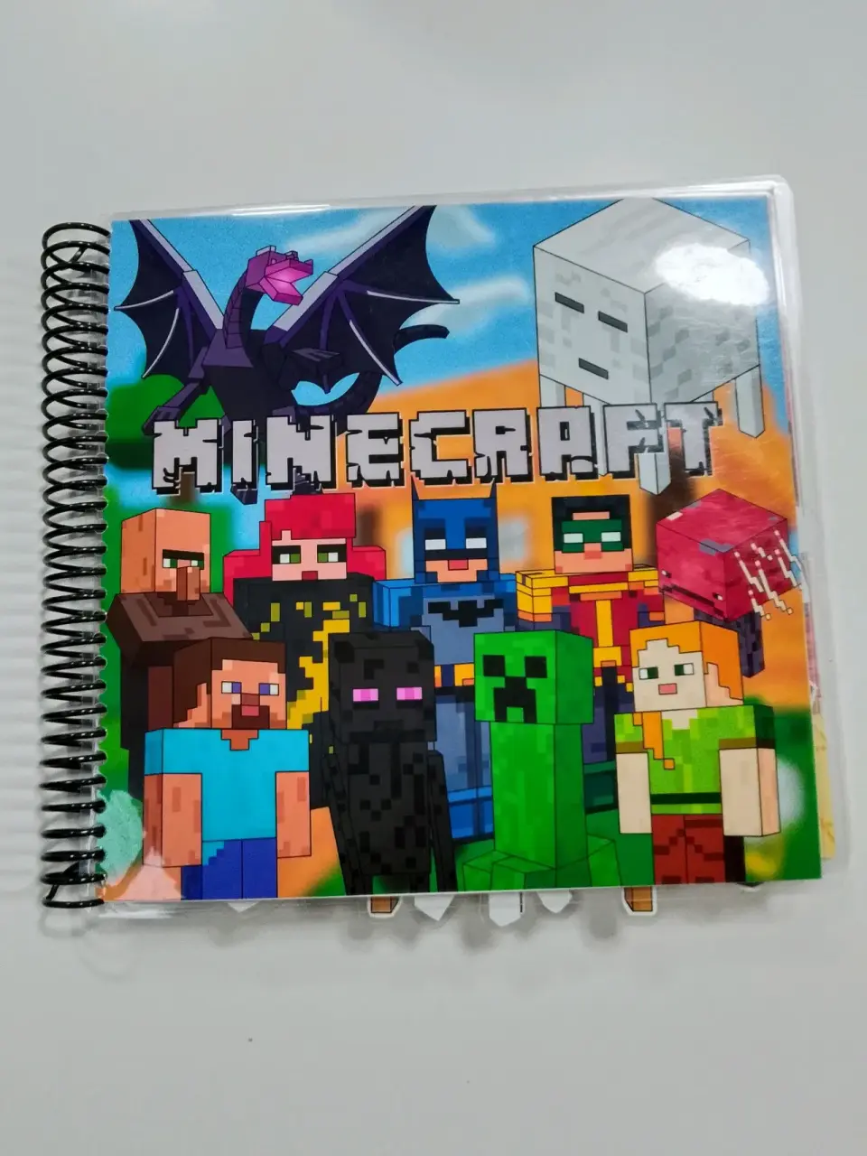 libro didáctico plastificado Minecraft - miniatura 1