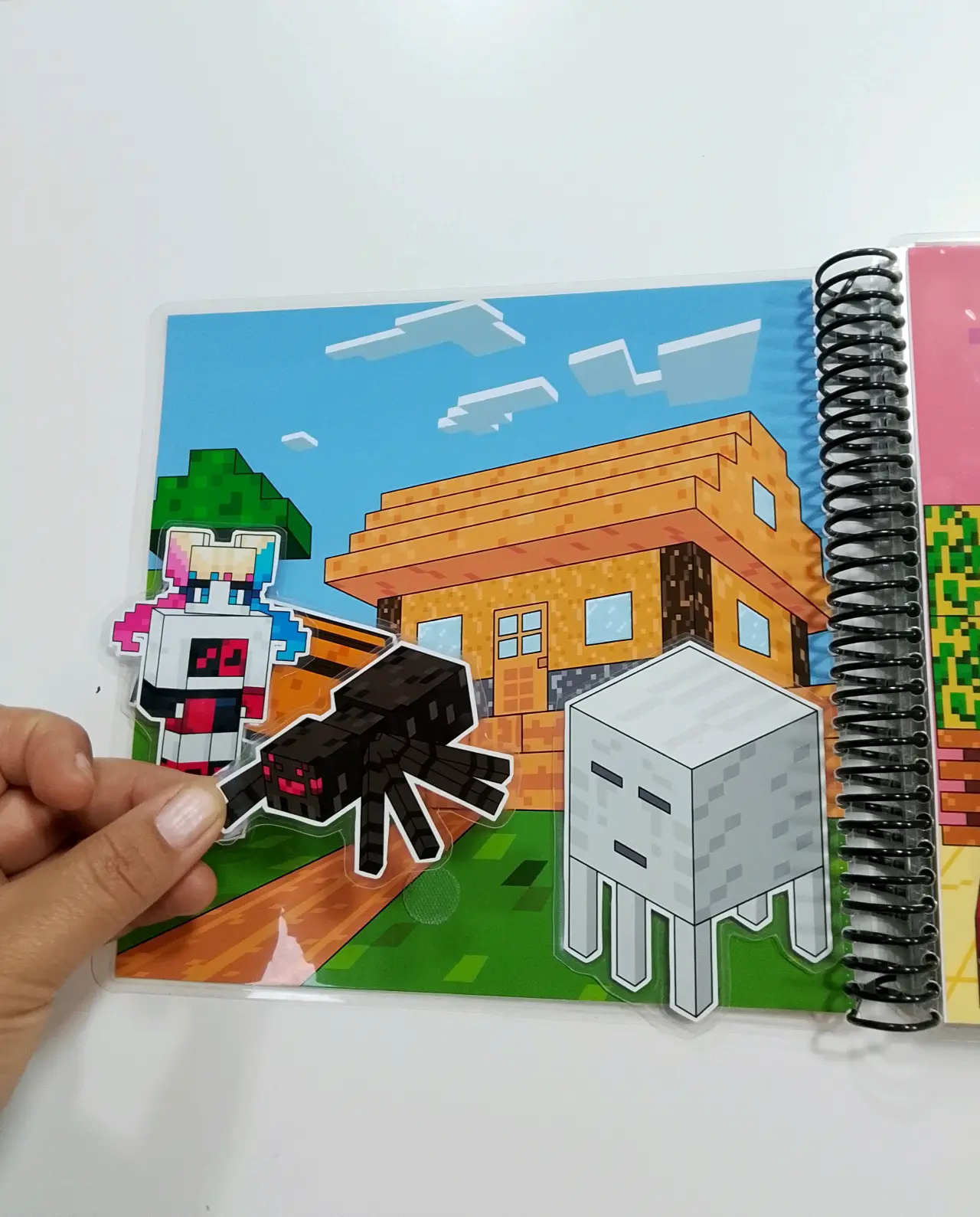 libro didáctico plastificado Minecraft - miniatura 2