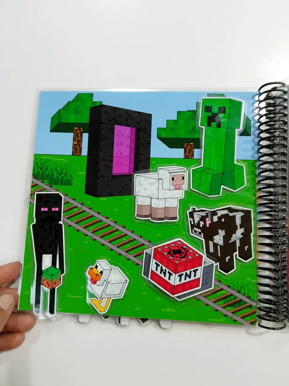 libro didáctico plastificado Minecraft - miniatura 3