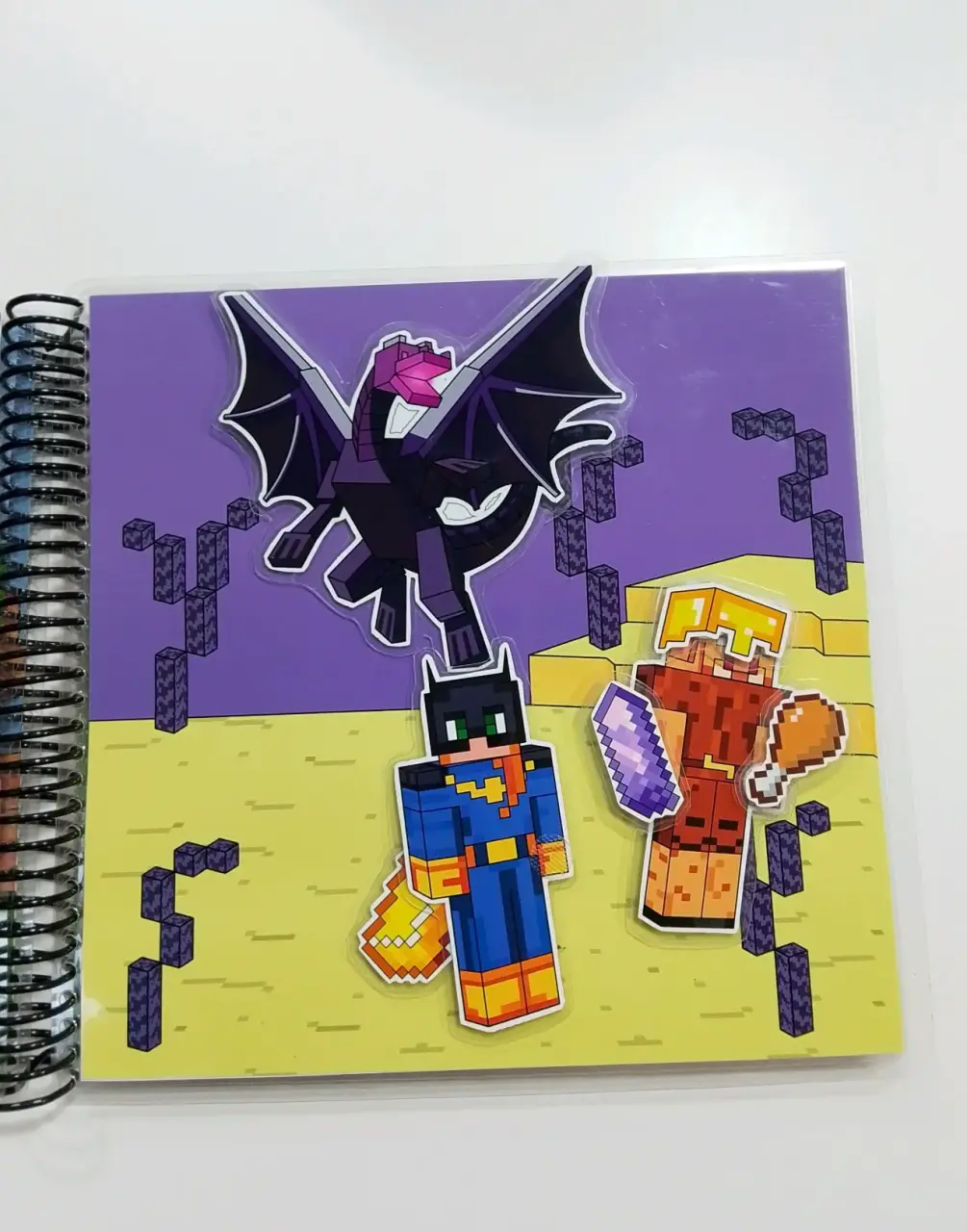libro didáctico plastificado Minecraft - miniatura 4