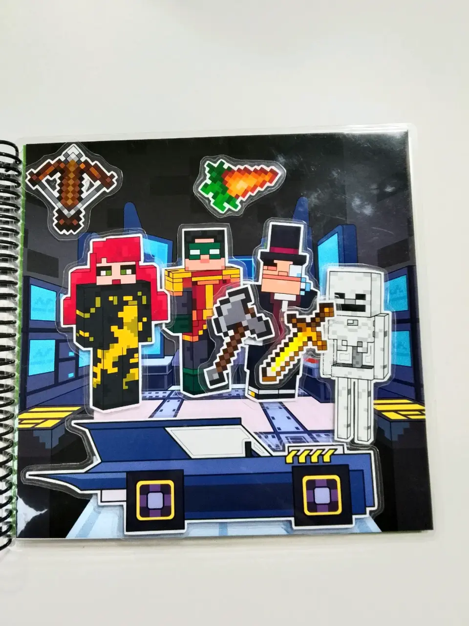 libro didáctico plastificado Minecraft - miniatura 5