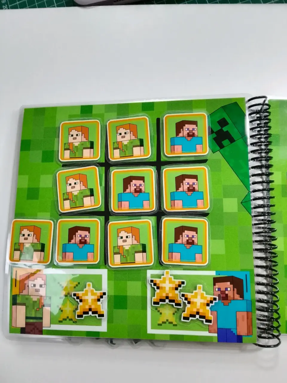 libro didáctico plastificado Minecraft - miniatura 6