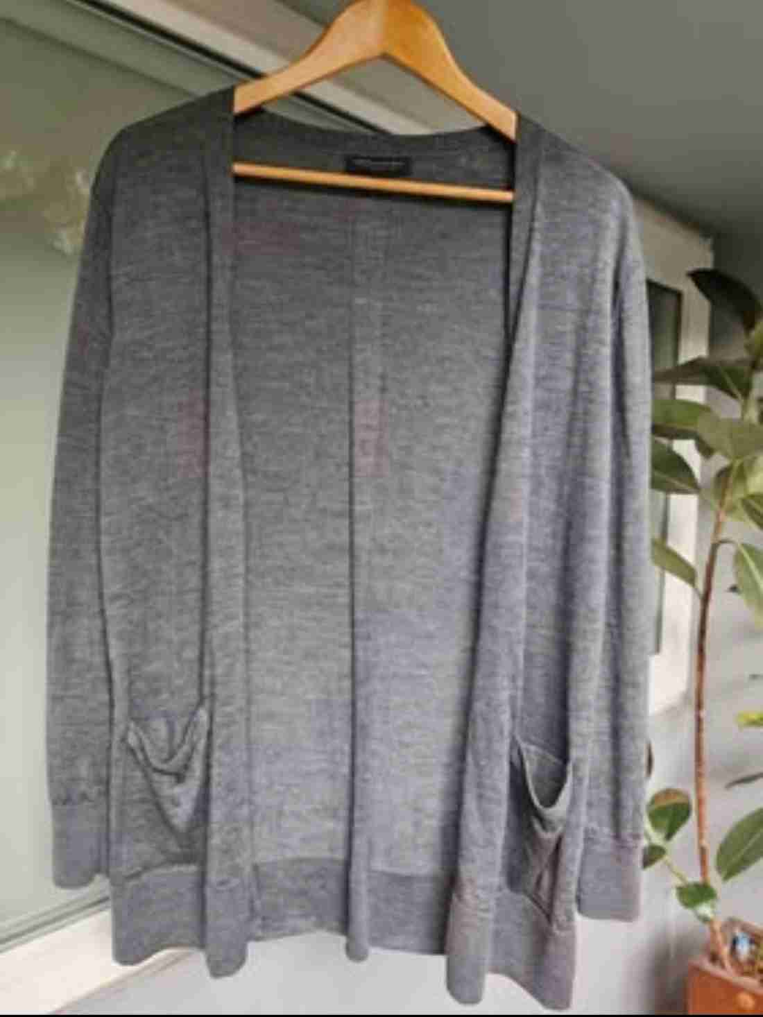 Chaleco de mujer Banana Republic gris - miniatura 2