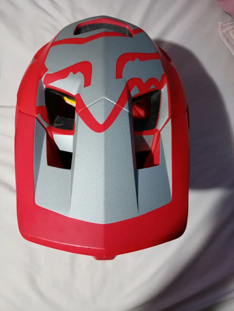 Casco de ciclismo rojo fox - miniatura 2