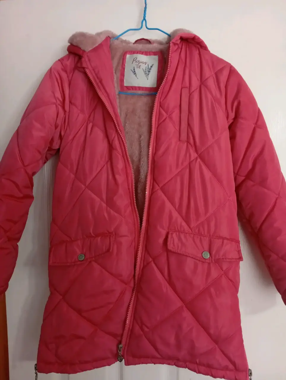 Chaqueta rosada acolchada - miniatura 1