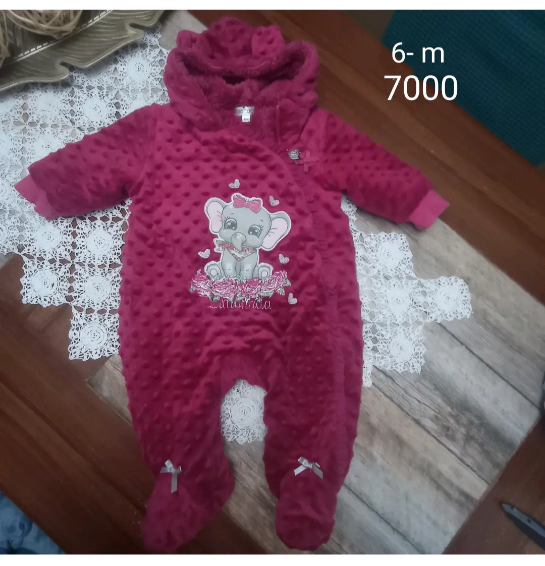 Enterito bebé morado con unicornios - miniatura 5