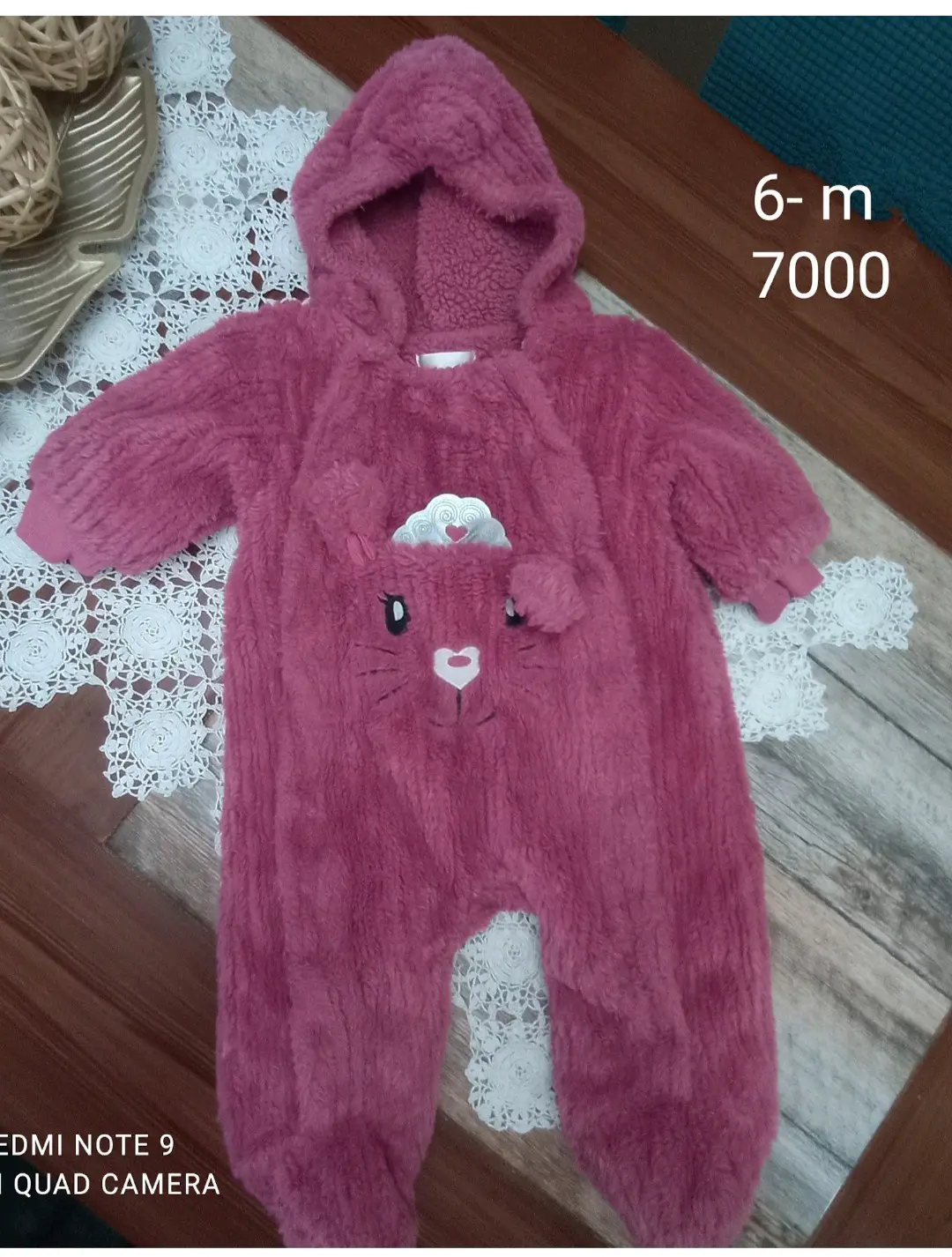 Enterito bebé morado con unicornios - miniatura 6