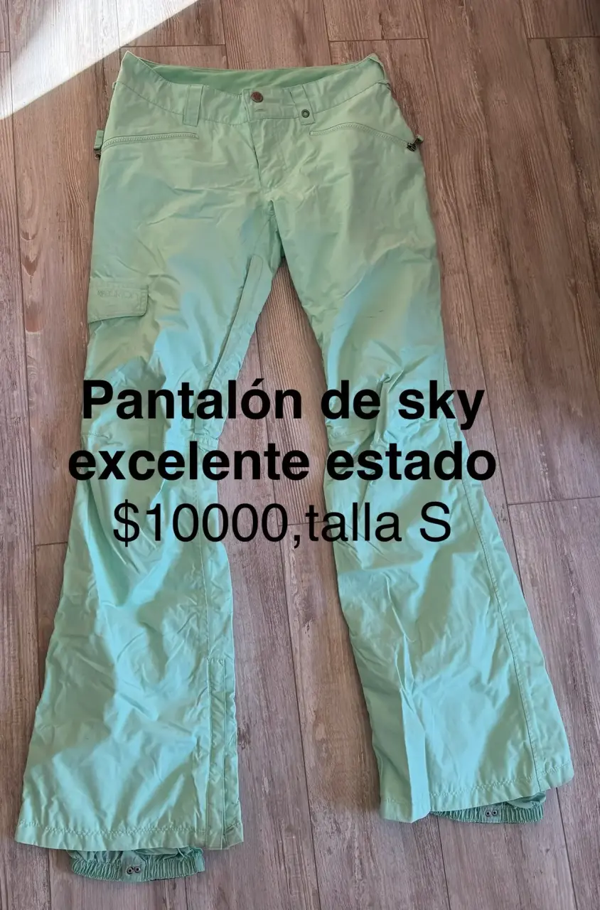 Pantalón de esquí verde mujer - miniatura 1