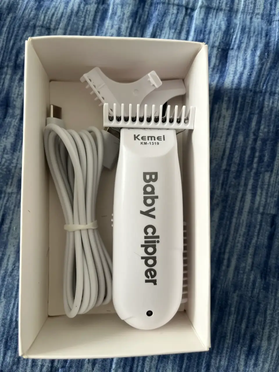 Cortadora de cabello para bebé Kemei - miniatura 2