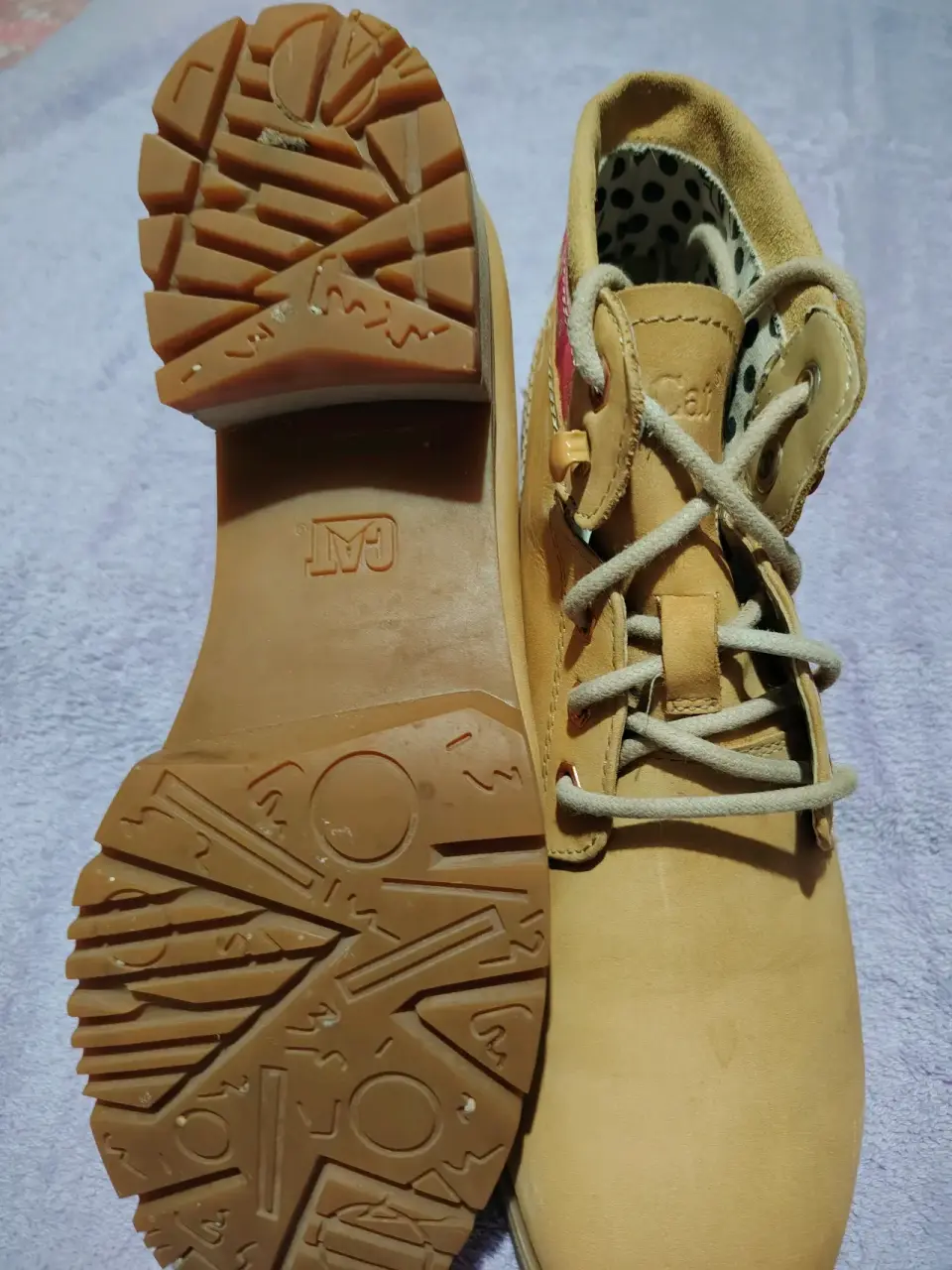 Botas Caterpillar amarillas - miniatura 2