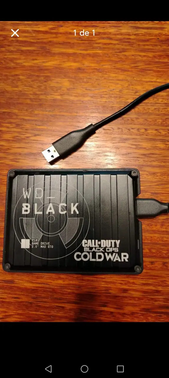 Disco externo WD Black 2.5"