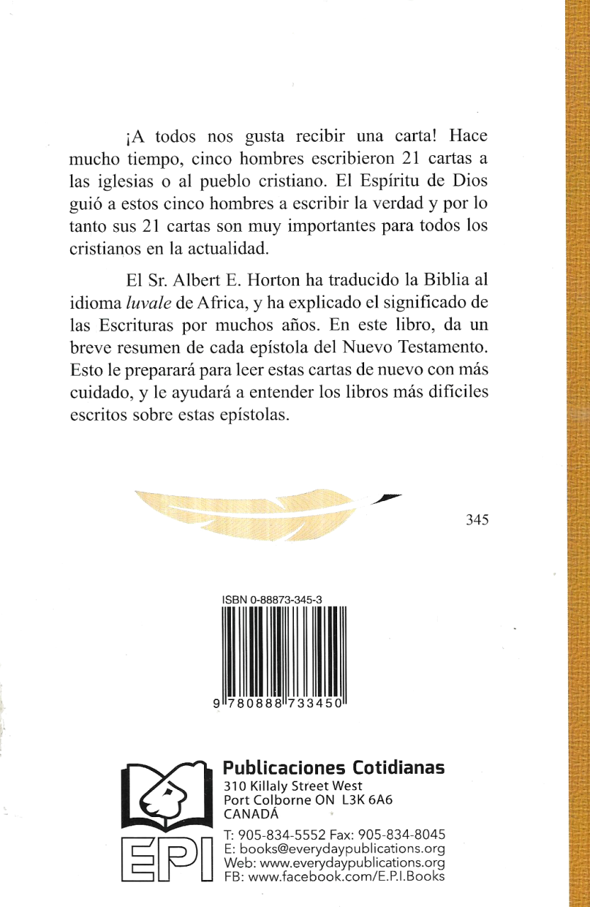 Cartas Del Nuevo Testamento / A. E. Horton - miniatura 2