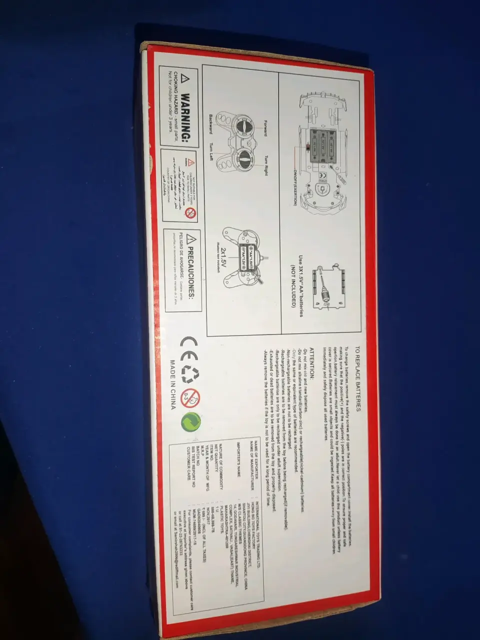 Auto a control remoto blanco - miniatura 4
