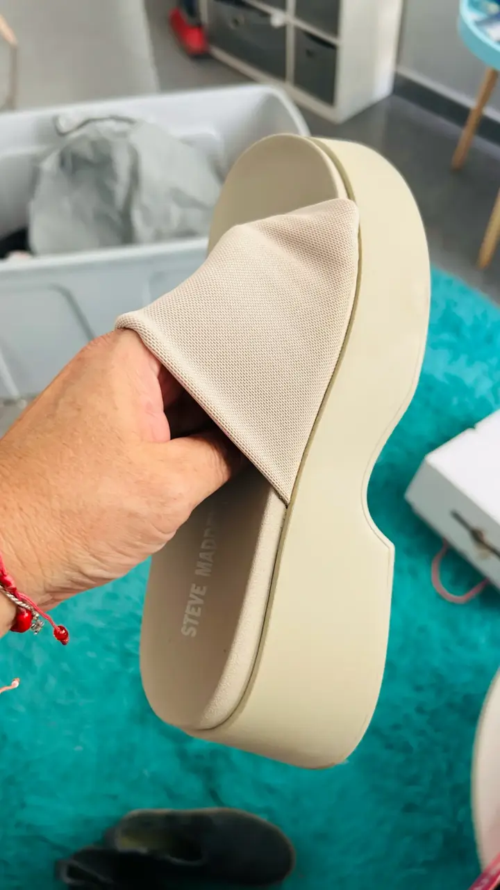 Sandalias Steve Madden beige - miniatura 2