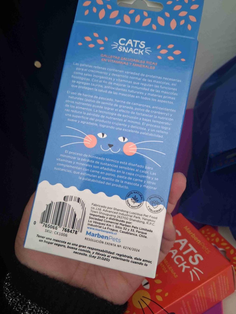 Snack para gatos sabor camarón - miniatura 2