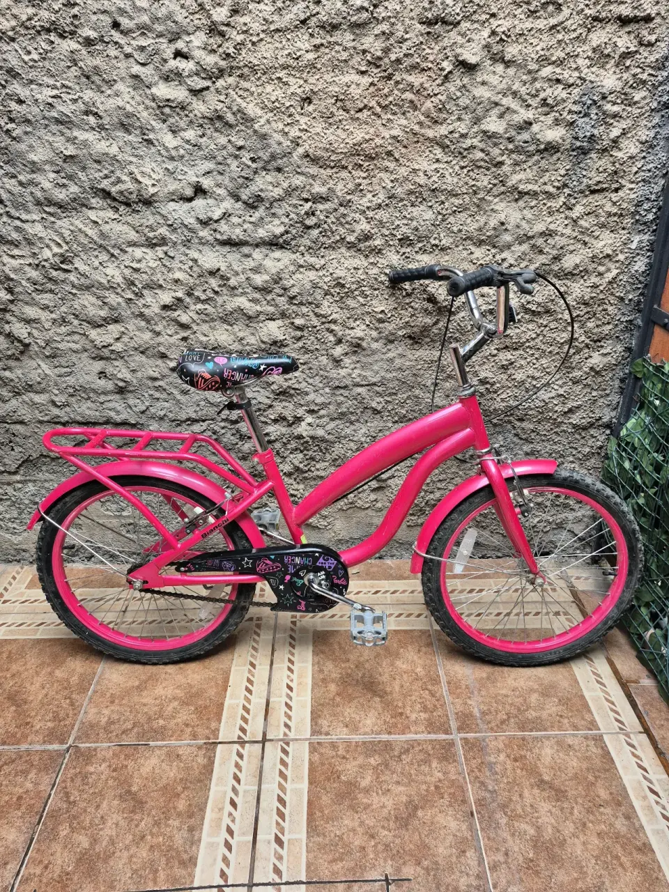 Bicicleta rosa para niñas - miniatura 1