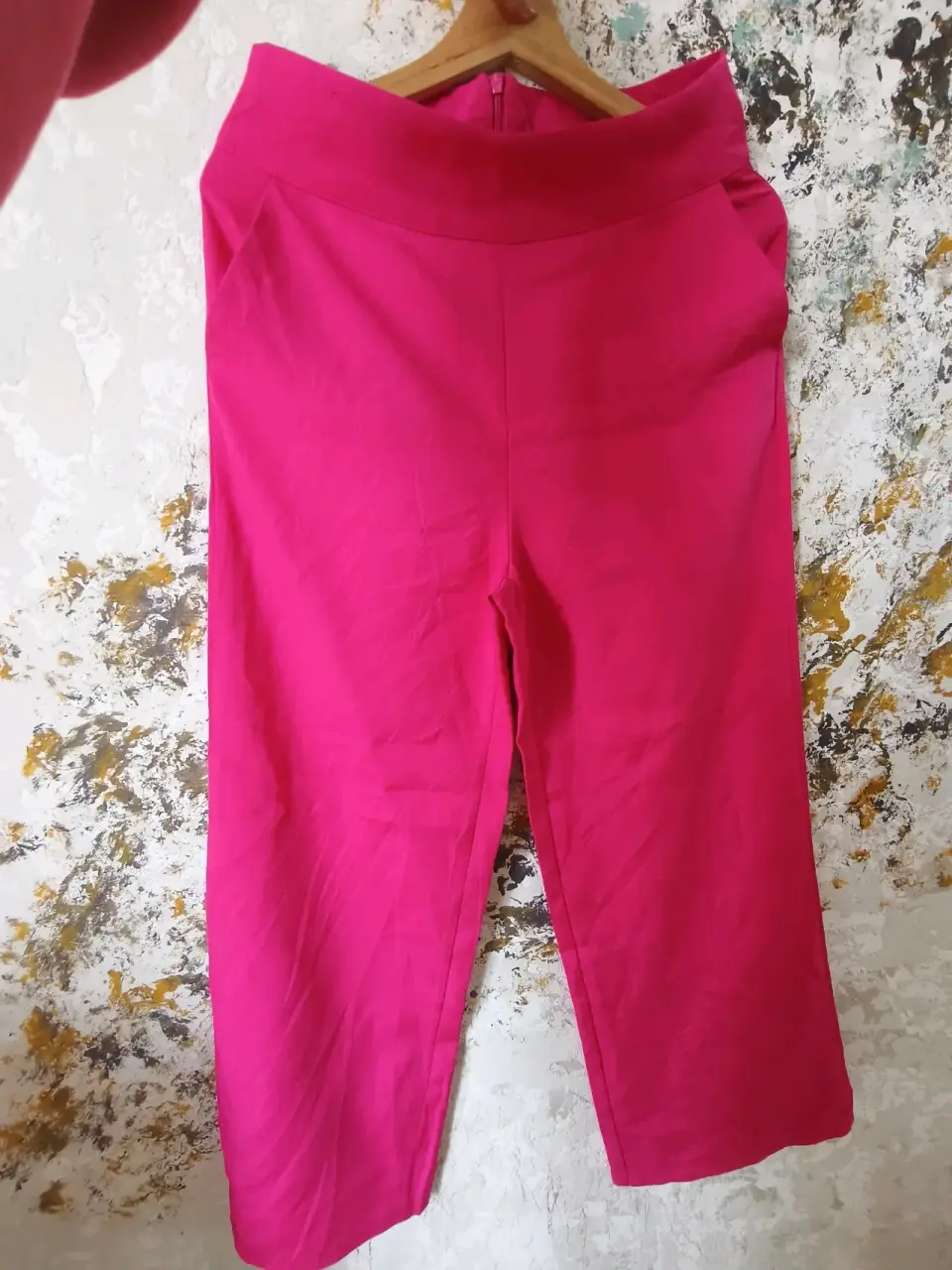 Pantalones fucsia para mujer - miniatura 1